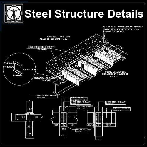 Steel Structure Details,Steel Structure CAD drawings,Steel building,Steel Structure Design