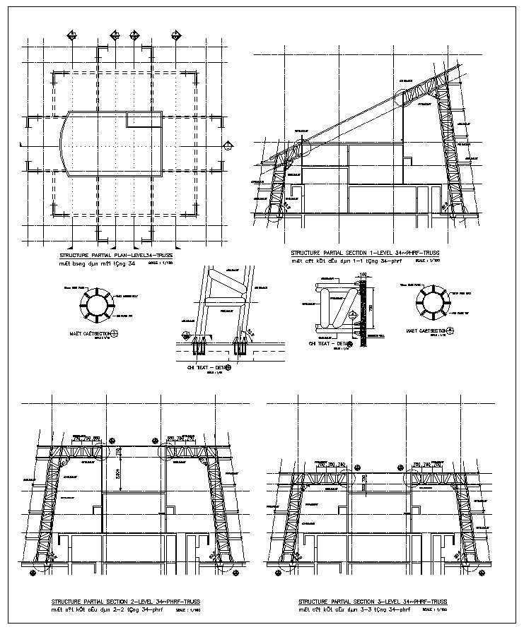 Steel Truss Structure Details,Steel Structure CAD,Truss building,Truss Structure Design