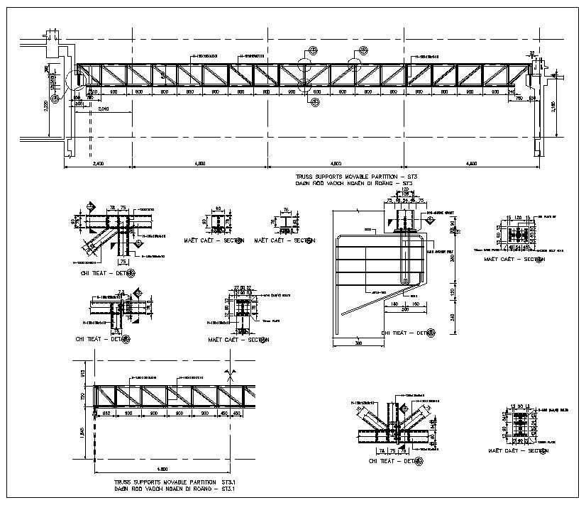 Steel Truss Structure Details,Steel Structure CAD,Truss building,Truss Structure Design