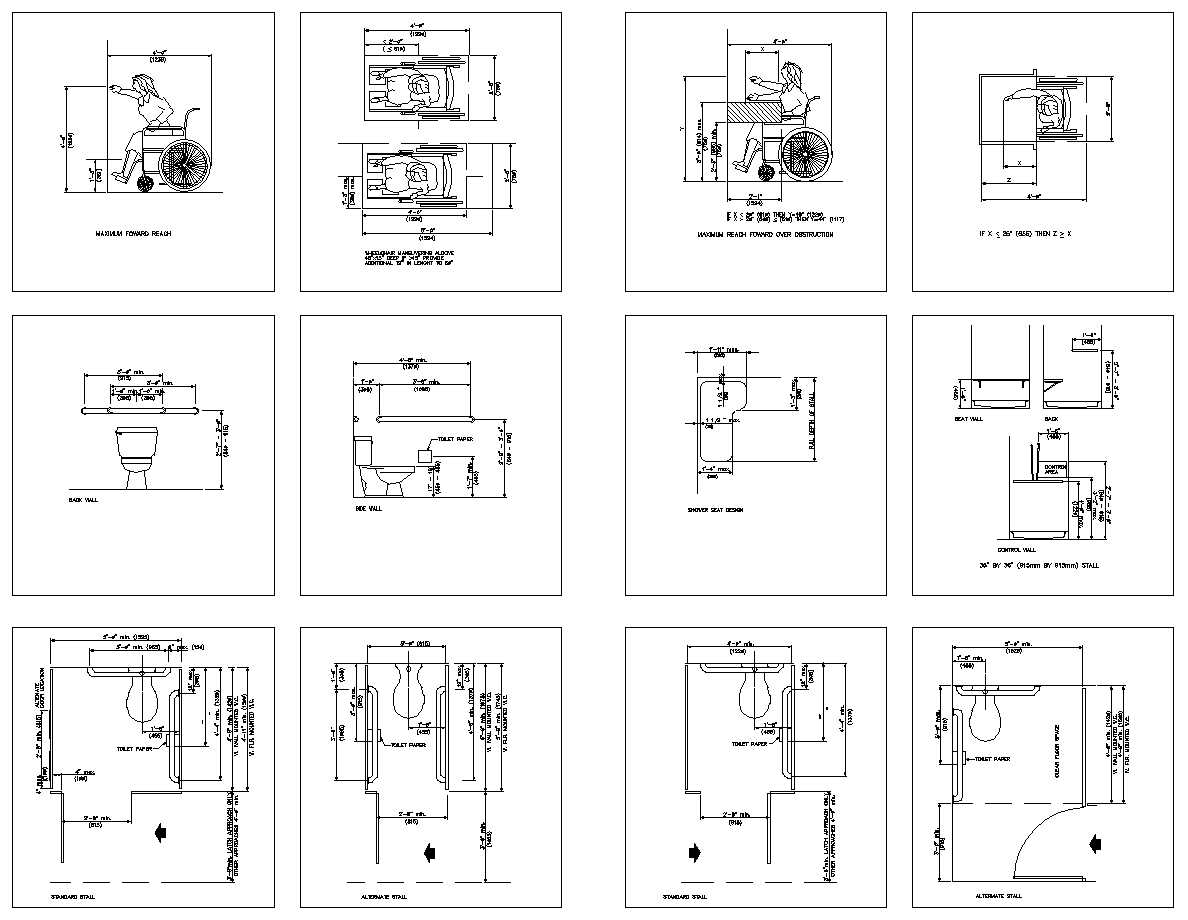 Accessibility facilities,blocks,details,design