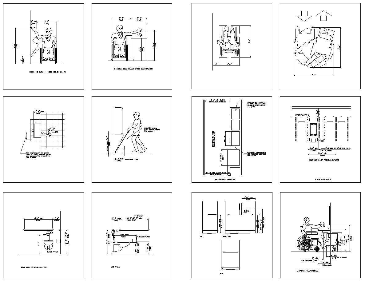 Accessibility facilities,blocks,details,design