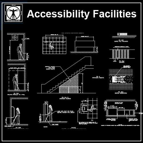 Accessibility facilities,blocks,details,design