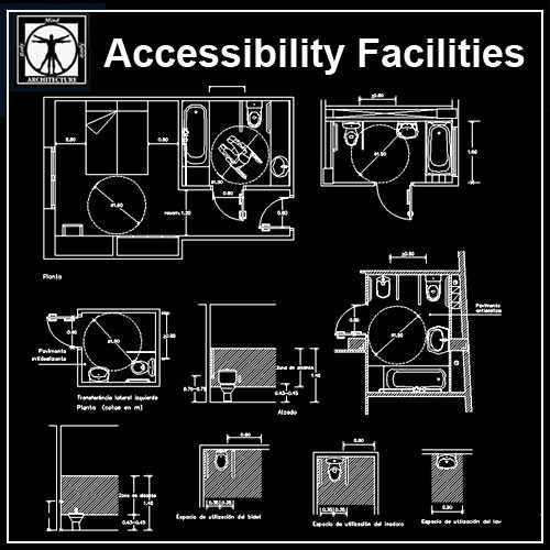 Accessibility facilities,blocks,details,design