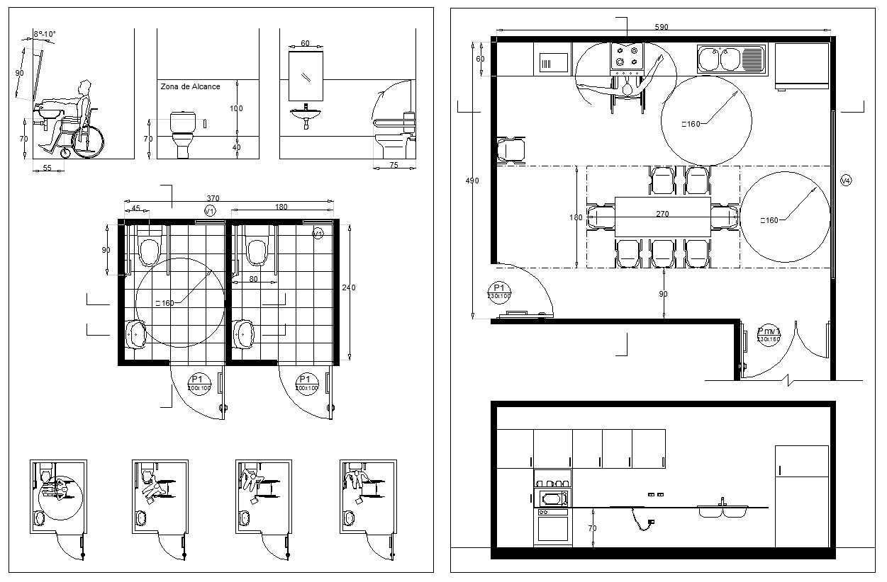 Accessibility facilities,blocks,details,design