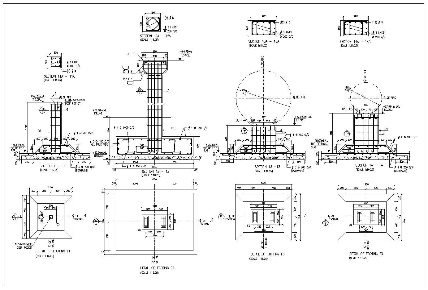 Foundation Details,Concrete details,beam,floor design,civil base,types of foundation,steelframe,pile