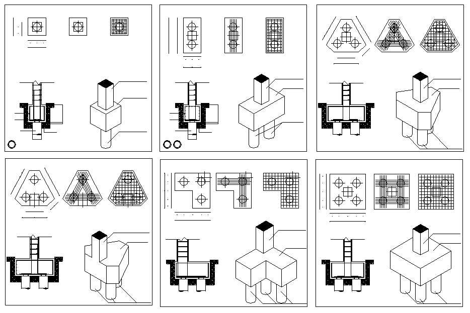 Foundation Details,Concrete details,beam,floor design,civil base,types of foundation,steelframe,pile