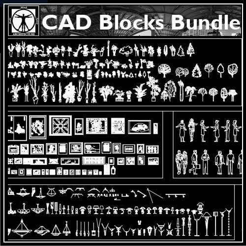 【Mix cad blocks bundle】-Cad Drawings Download|CAD Blocks|Urban City Design|Architecture Projects|Architecture Details│Landscape Design|See more about AutoCAD, Cad Drawing and Architecture Details