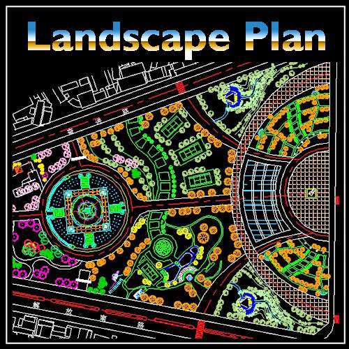 High-quality Residential Landscape Design Drawings download - Landscape Planning/Urban Design/Urban Graphics