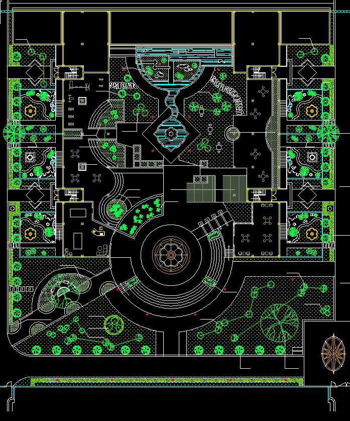 High-quality Residential Landscape Design Drawings download - Landscape Planning/Urban Design/Urban Graphics