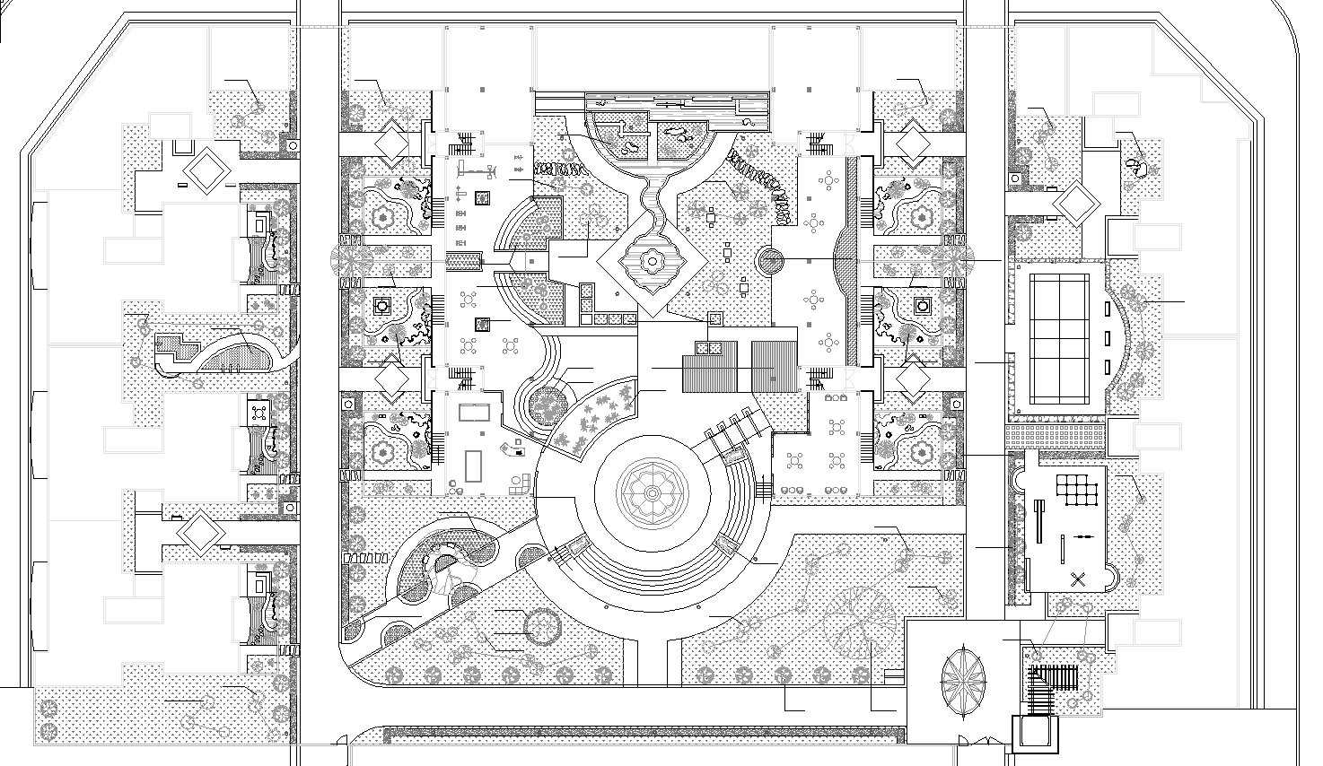 High-quality Residential Landscape Design Drawings download - Landscape Planning/Urban Design/Urban Graphics