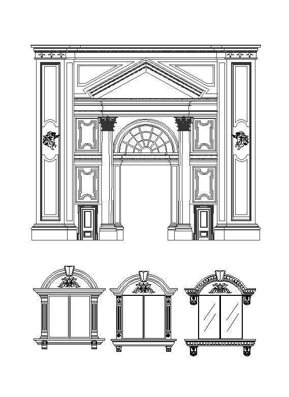 Architecture Ornamental Parts,Decorative Inserts & Accessories,Handrail & Stairway Parts,Outdoor House Accessories,Euro Architectural Components,Arcade,Architrave,fences,gates,railings,handrails,staircases,iron finials,balusters,Architecture Decoration Drawing,Decorative Elements,Interior Decorating,Neoclassical Interior Design