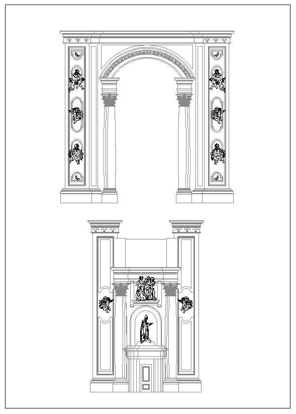 Architecture Ornamental Parts,Decorative Inserts & Accessories,Handrail & Stairway Parts,Outdoor House Accessories,Euro Architectural Components,Arcade,Architrave,fences,gates,railings,handrails,staircases,iron finials,balusters,Architecture Decoration Drawing,Decorative Elements,Interior Decorating,Neoclassical Interior Design