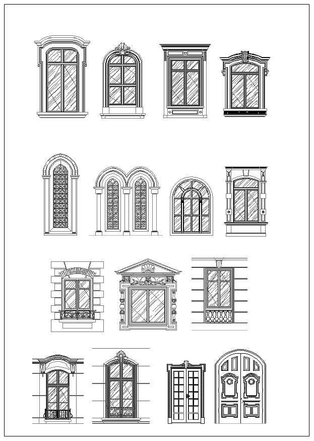 Door and Window Design,Architecture Ornamental Parts,Decorative Inserts & Accessories,Outdoor House Accessories,Euro Architectural Components,Architecture Decoration Drawing,Decorative Elements,Interior Decorating,Neoclassical Interior Design