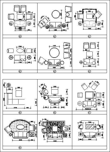 Best sofa blocks and elevation