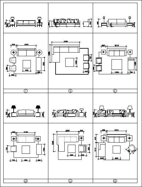 Best sofa blocks and elevation