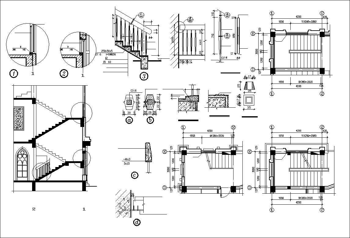 Church plan,elevation,details drawings 