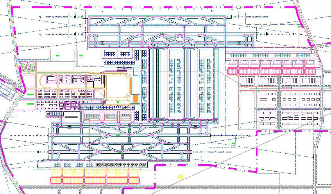 Airport plan,Terminal plan,elevation,details drawings 