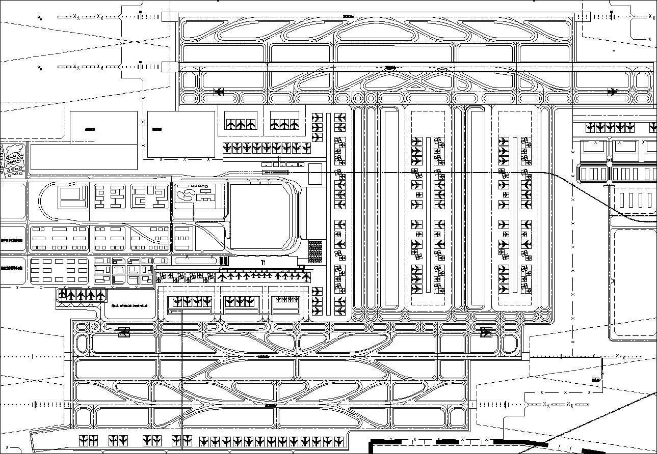 Airport plan,Terminal plan,elevation,details drawings 