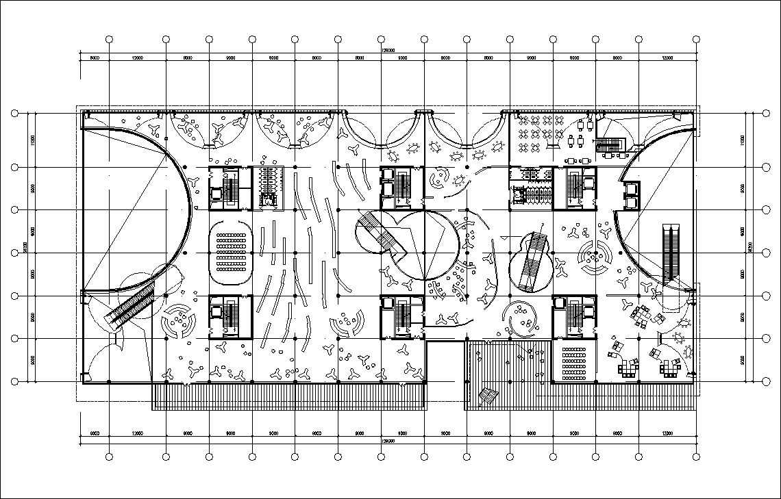 Library Floor Plans and Drawings-Elevations, Floor Plans, and Details