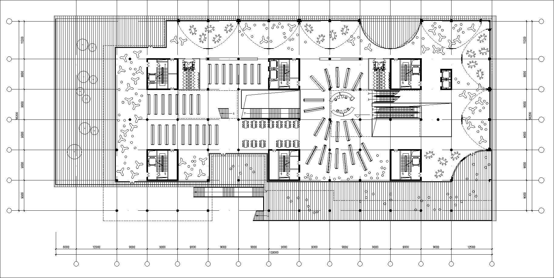 Library Floor Plans and Drawings-Elevations, Floor Plans, and Details