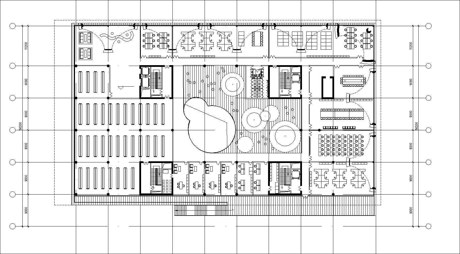 Library Floor Plans and Drawings-Elevations, Floor Plans, and Details