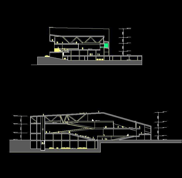  Museum Floor Plans and Drawings-Elevations, Design  concept, and Details