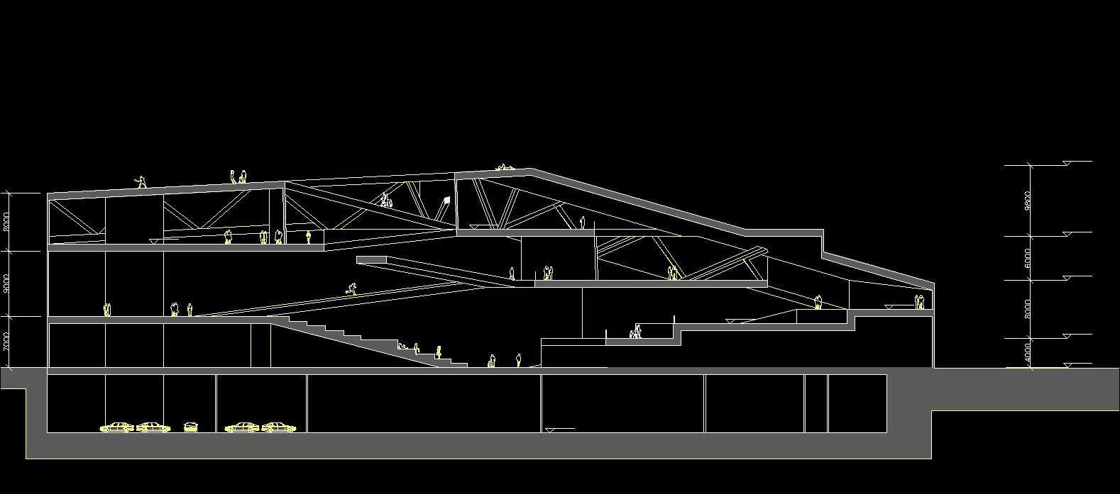  Museum Floor Plans and Drawings-Elevations, Design  concept, and Details