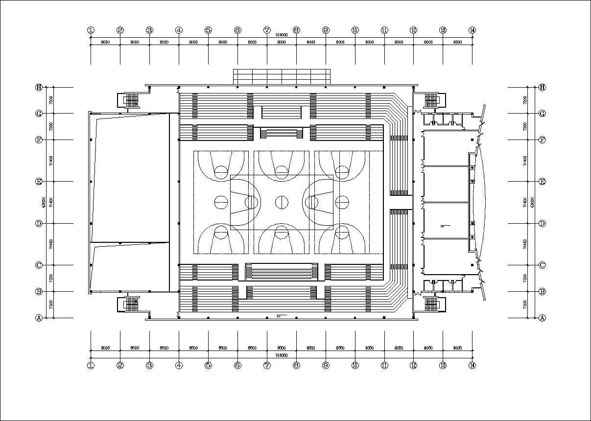 ★【Stadium Design Drawings】 Stadium Floor Plans and Drawings-Elevations, Design  concept, and Details