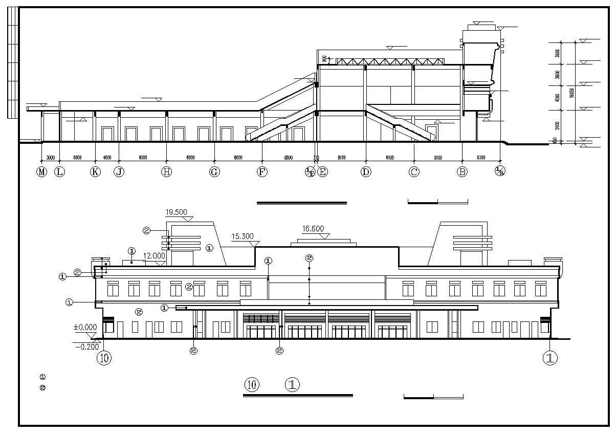  Bus Station  Floor Plans and Drawings-Elevations, Design  concept, and Details