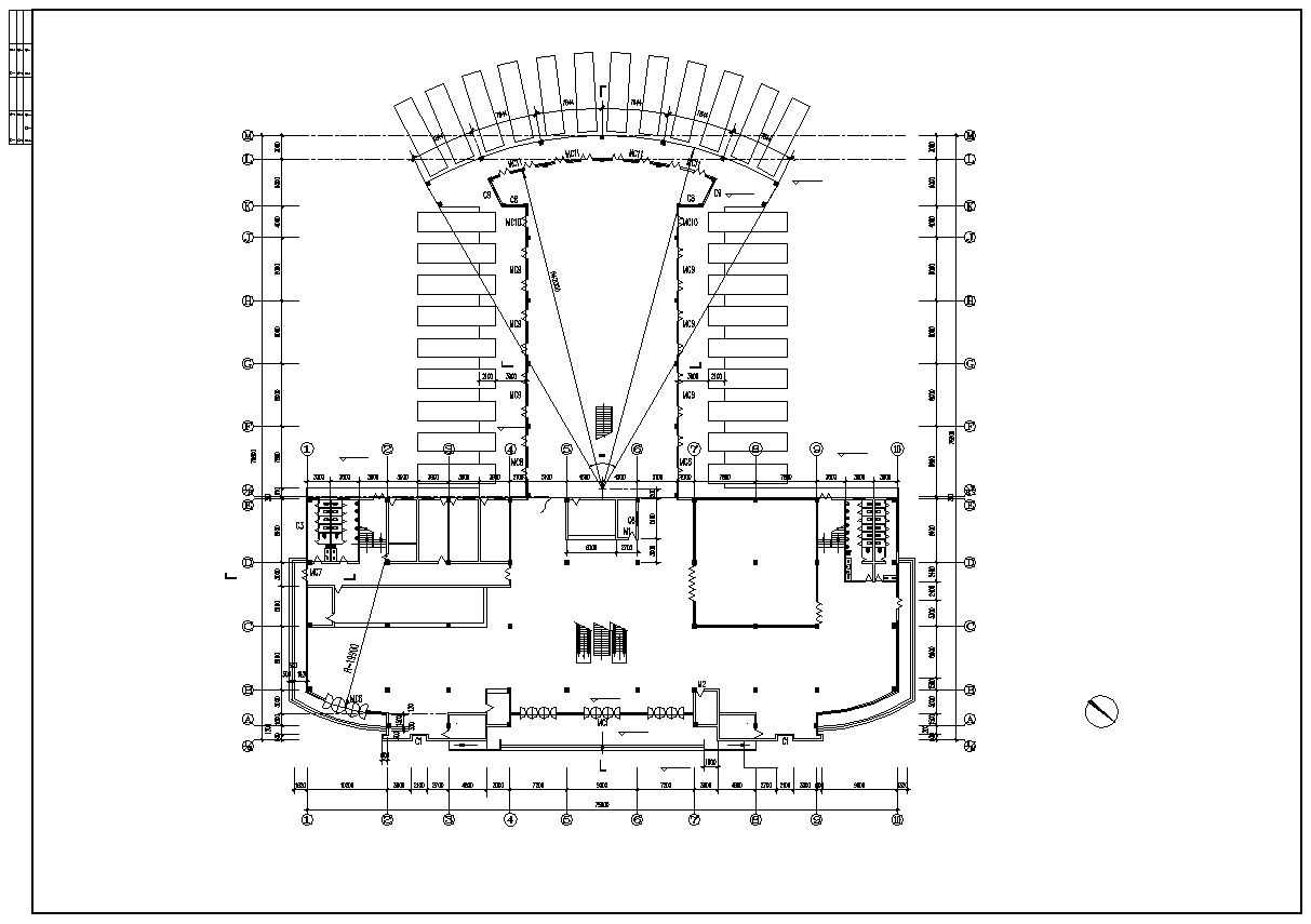  Bus Station  Floor Plans and Drawings-Elevations, Design  concept, and Details