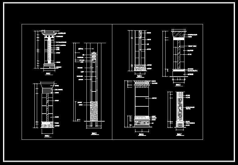 Column Design Drawing