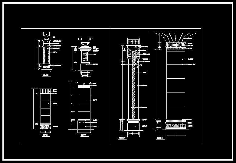 Column Design Drawing