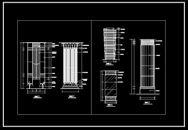 Column Design Drawing