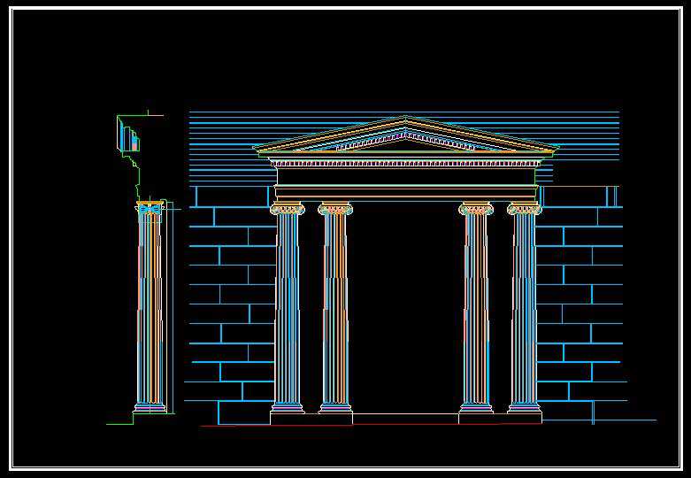 Architecture Decoration Drawing